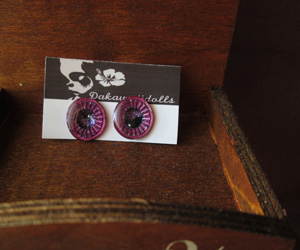 Custom Blythe Eye-chip Purple Glitter and Metal Purple EC-19A